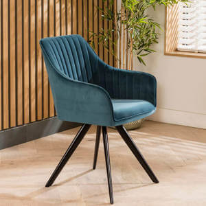 Josie Pair of Blue Dining Chairs